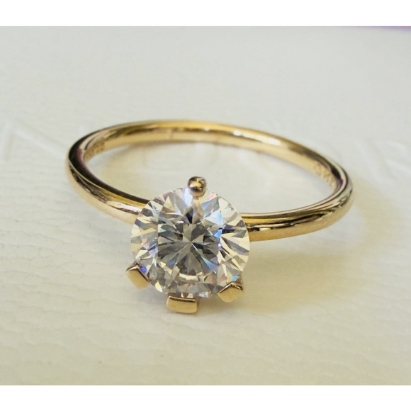 Pandora Nova 14k Gold Lab-grown Diamond Ring 1.00 ct TW, 14k gold Size 54(7) - Picture 2 of 8